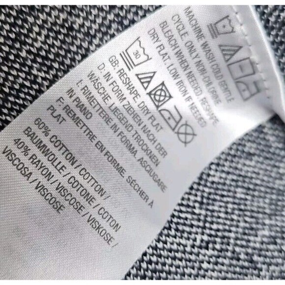 Susan Graver large cardigan duster coat blue white gold cotton rayon - Picture 6 of 9